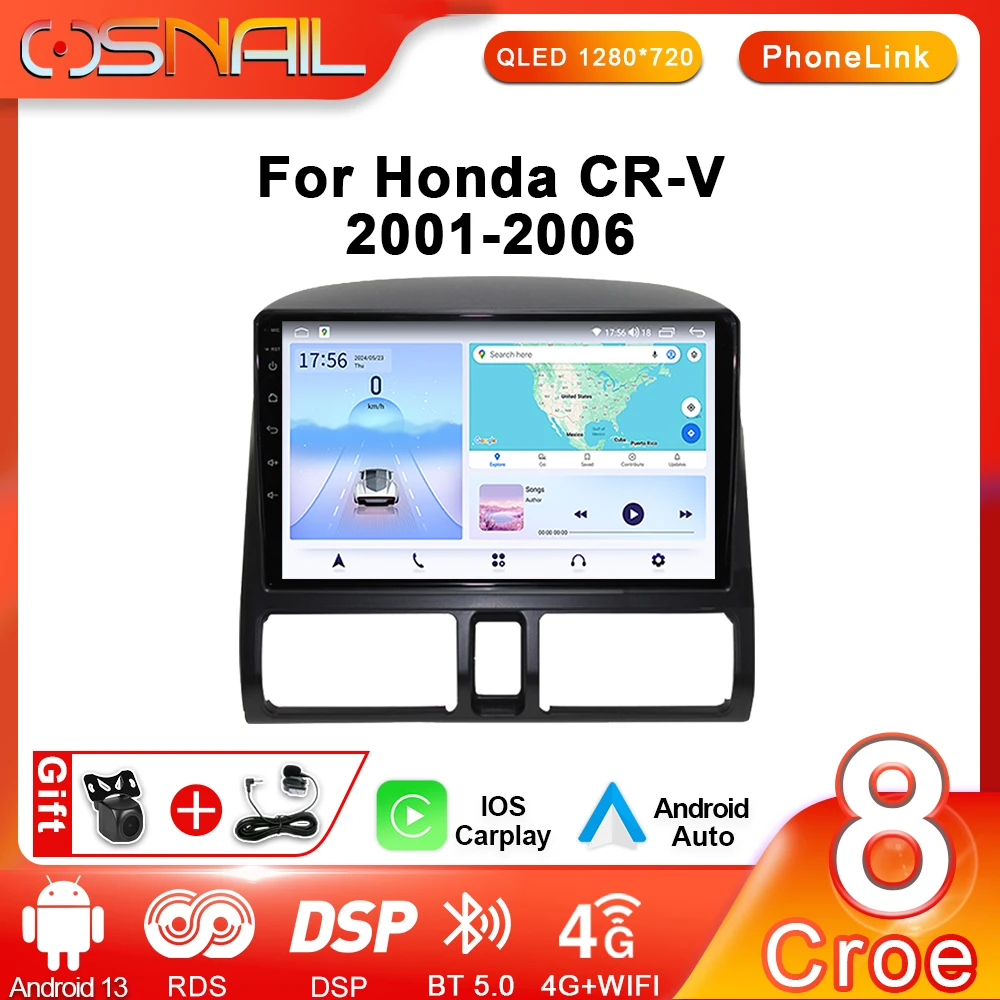 COSNAIL 2Din Touch Screen Android Car Radio For Honda CR-V 2 CRV 2001 -2006 Auto Multimedia Player Stereo CarPlay GPS Navigation
COSNAIL 2Din Touch Screen Android Car Radio For Honda CR-V 2 CRV 2001 -2006 Auto Multimedia Player Stereo CarPlay GPS Navigation