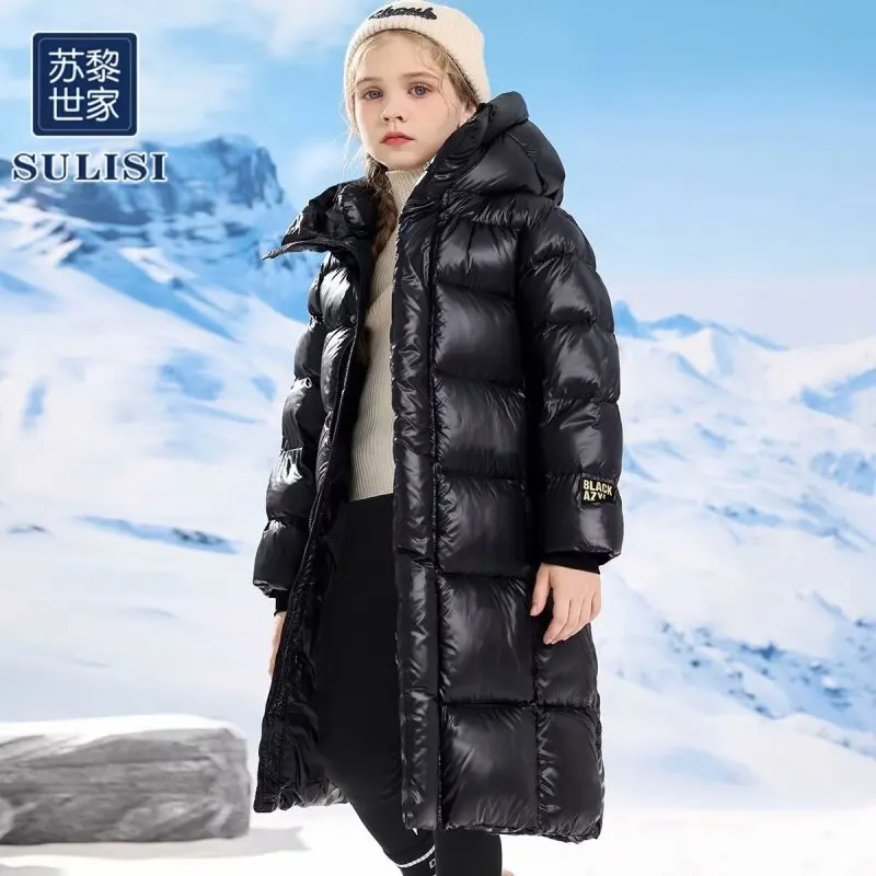 Long Girls Winter Down Jacket Thick Coats Fashion Kids Hooded Outerwear Children Clothing Warm Teenager Parkas
Long Girls Winter Down Jacket Thick Coats Fashion Kids Hooded Outerwear Children Clothing Warm Teenager Parkas