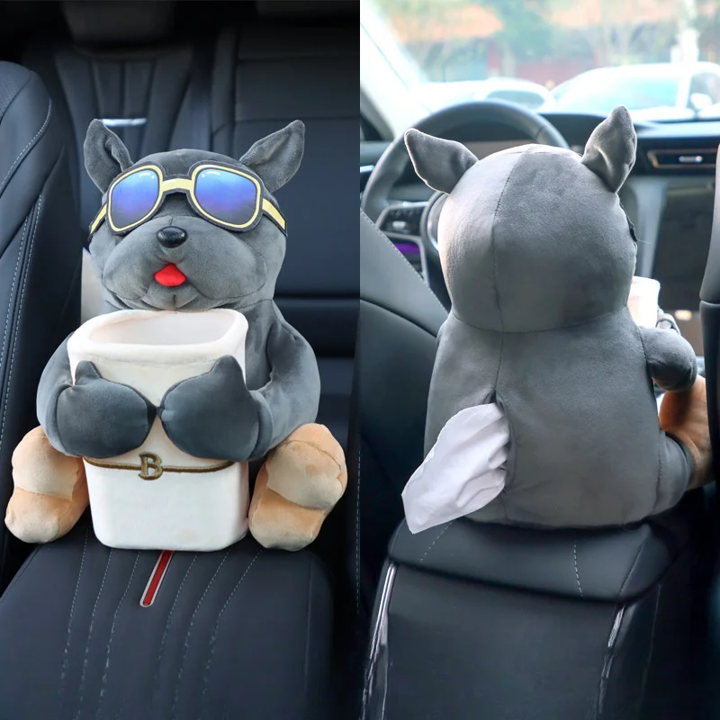 Cartoon Cute Doll Toy Car Tissue Box Garbage Can Glasses Dog Car Armrest Box Suspension Vehicle Mounted Decorate Accessories
Cartoon Cute Doll Toy Car Tissue Box Garbage Can Glasses Dog Car Armrest Box Suspension Vehicle Mounted Decorate Accessories