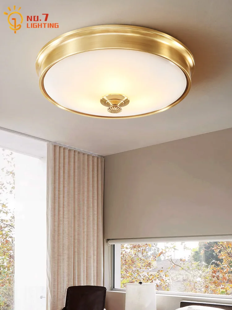 American Luxury Gold Lustre Copper Ceiling Lamp LED E14 Bedroom Minimalist Modern Light Fixtures Study Balcony Kitchen Study
American Luxury Gold Lustre Copper Ceiling Lamp LED E14 Bedroom Minimalist Modern Light Fixtures Study Balcony Kitchen Study