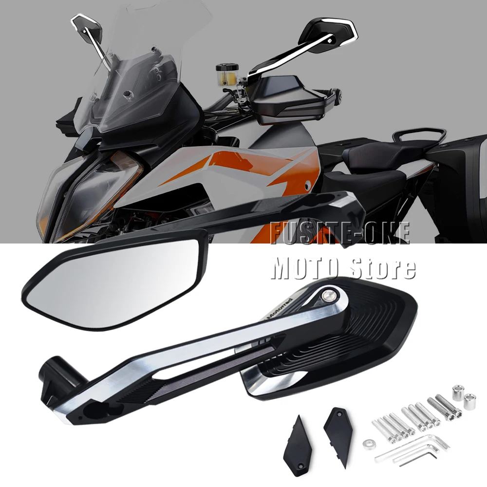 Adventure Motorcycle Accessories Side Rear View Mirror For 690 DUKE R SMC R 990 1290 SUPER DUKE R 1290 Super Duke GT 2014-2024
Adventure Motorcycle Accessories Side Rear View Mirror For 690 DUKE R SMC R 990 1290 SUPER DUKE R 1290 Super Duke GT 2014-2024
