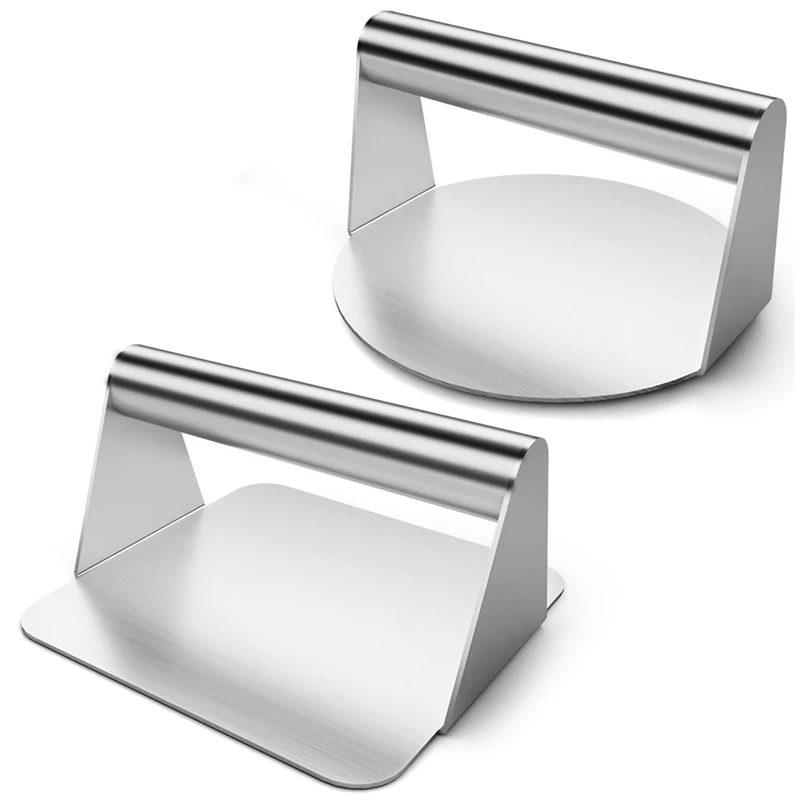 2Pcs Burger Press,Hamburger Press,5.5Inch Round & Square Smash Burger Press For Hamburger Smasher Tool Durable Easy To Use
2Pcs Burger Press,Hamburger Press,5.5Inch Round & Square Smash Burger Press For Hamburger Smasher Tool Durable Easy To Use