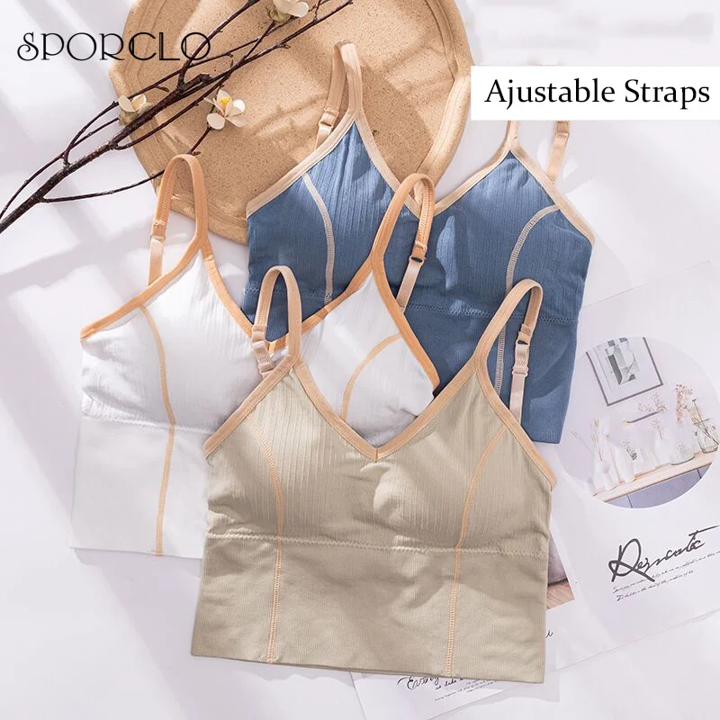 SPORCLO 1 Piece Sexy Vest Crop Top Tank No Wired Slim Bra Backless Padded Bras Comfortable Yoga Bra Adjustable Straps Underwear
SPORCLO 1 Piece Sexy Vest Crop Top Tank No Wired Slim Bra Backless Padded Bras Comfortable Yoga Bra Adjustable Straps Underwear