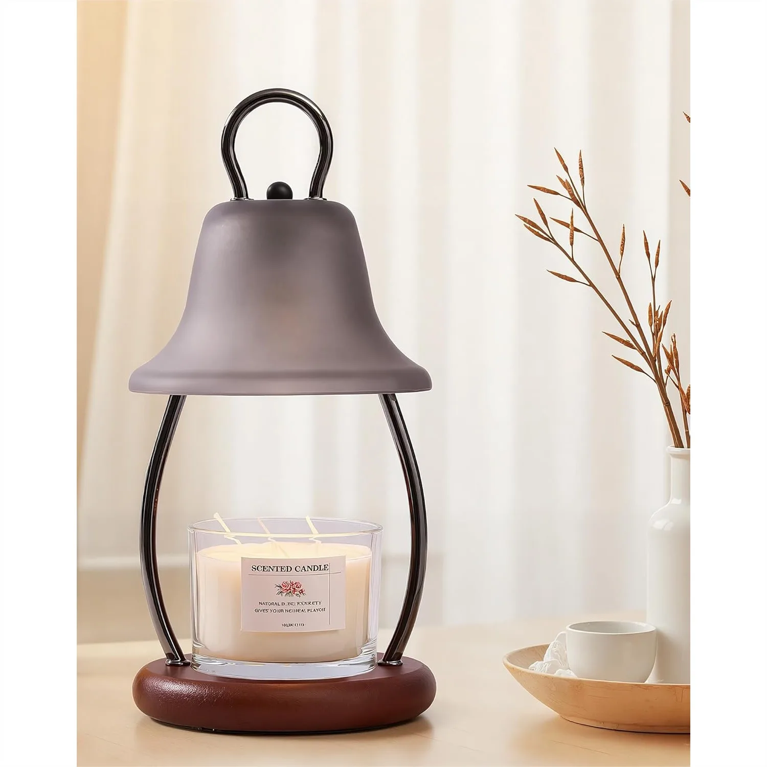 Candle Warmer Lamp with Timer and Dimmer - Electric Candle Light Warmer for Jar Candles, Adjustable Brightness, 2 Replacement
Candle Warmer Lamp with Timer and Dimmer - Electric Candle Light Warmer for Jar Candles, Adjustable Brightness, 2 Replacement