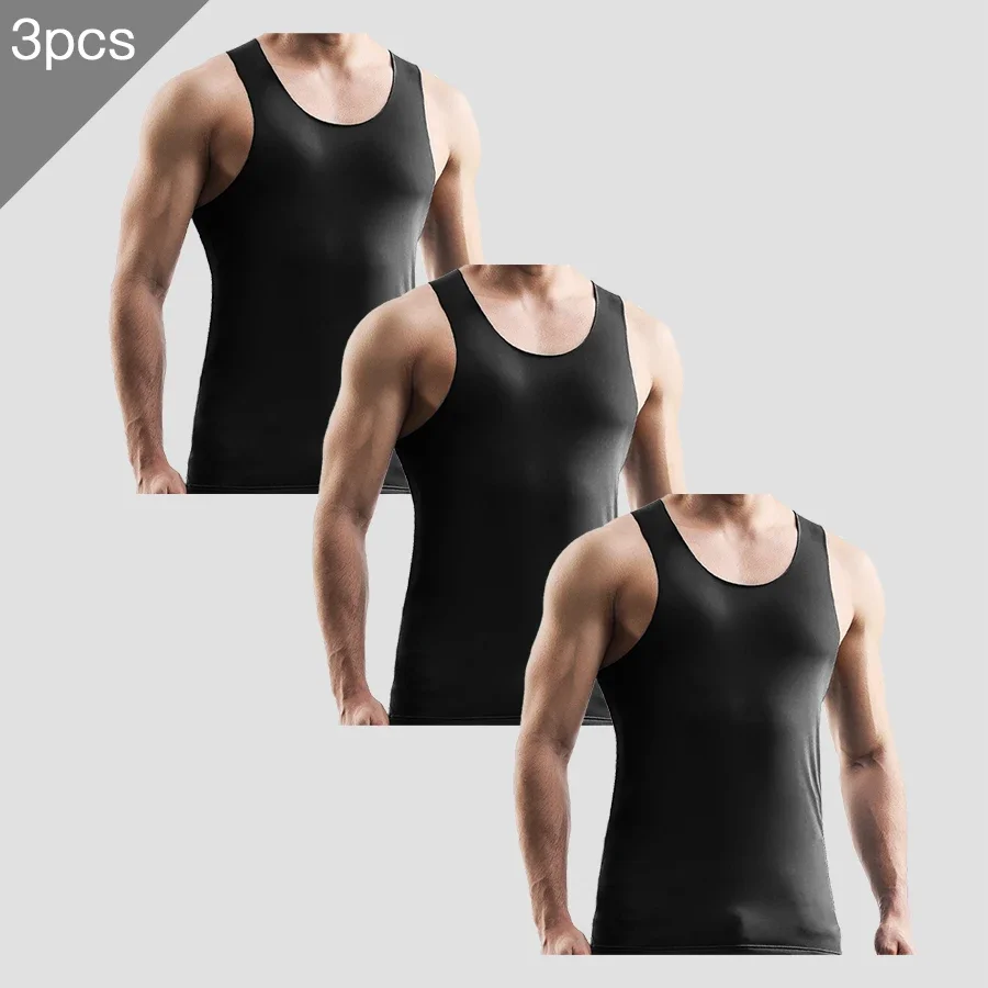 3PCS Men's Winter Fleece Lined Thermal Vest, Plus Size Seamless Slim Sleeveless Base Layer Undershirt
3PCS Men's Winter Fleece Lined Thermal Vest, Plus Size Seamless Slim Sleeveless Base Layer Undershirt