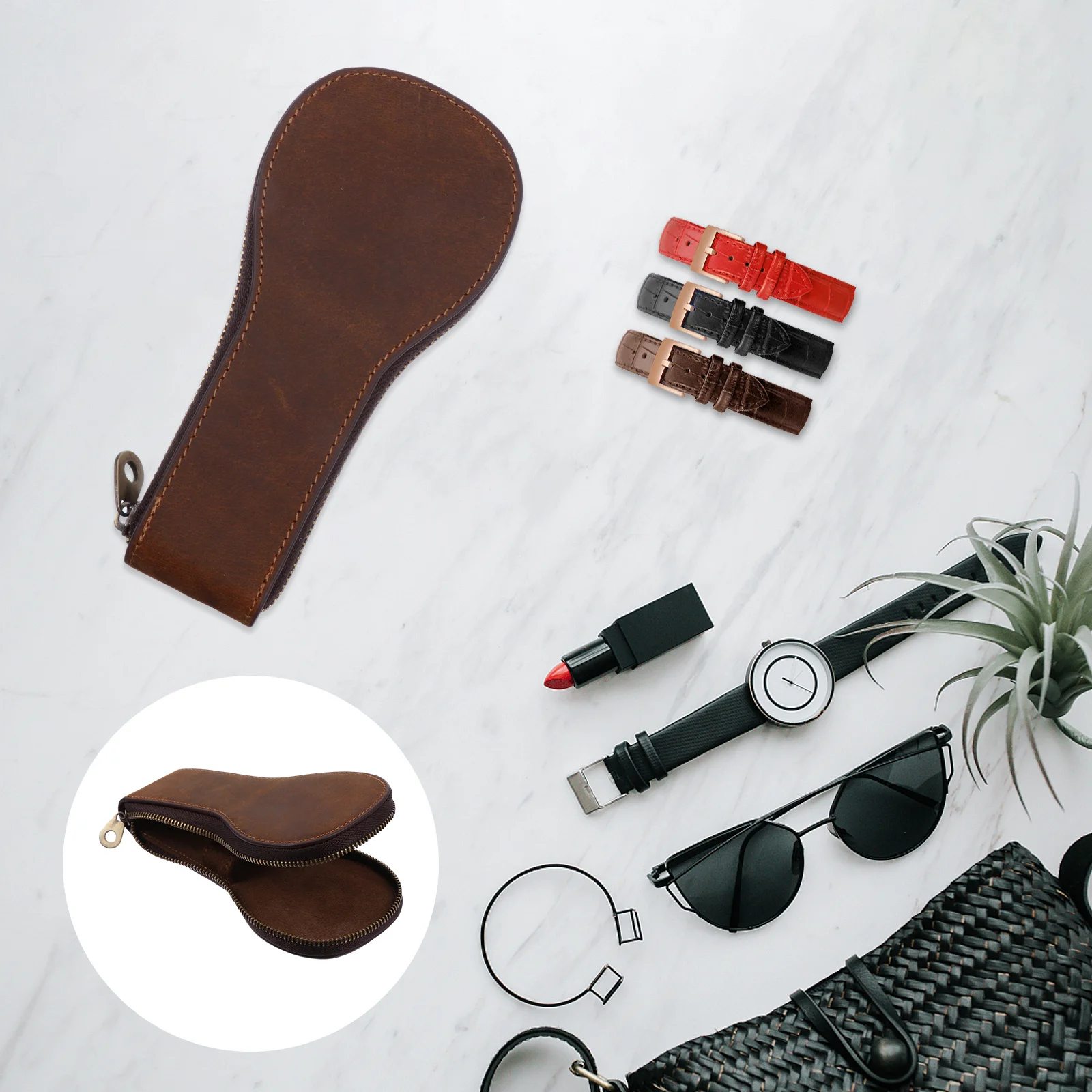 1Pcs Cowhide Watch Storage Pouch Portable Travel Watch Organizer Storage Box for Men Women Travel Jewelry Pouch
1Pcs Cowhide Watch Storage Pouch Portable Travel Watch Organizer Storage Box for Men Women Travel Jewelry Pouch