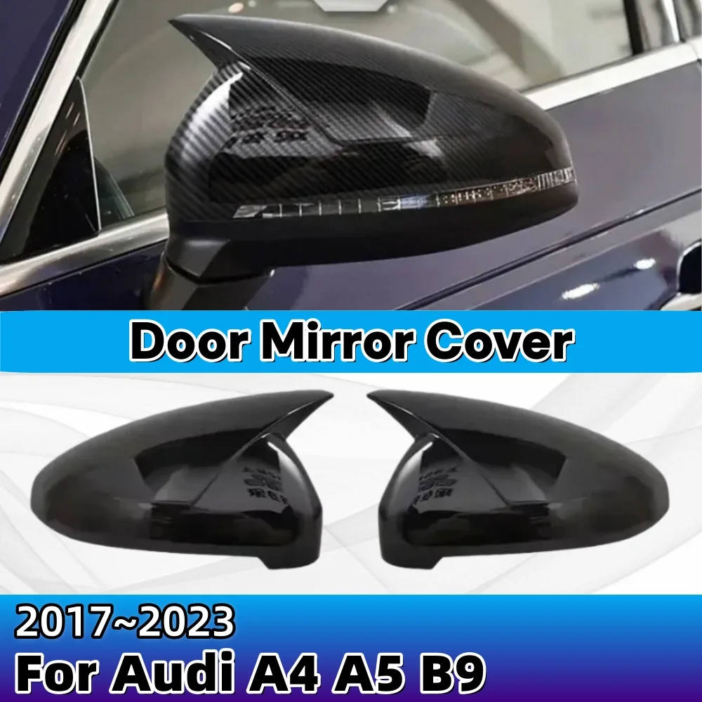 For Audi A4 A5 B9 2017 2018 2019 2020 2021 2022 2023 Door Mirror Cover Black Carbon Car Decoration Upgrade Accessory ABS Plastic
For Audi A4 A5 B9 2017 2018 2019 2020 2021 2022 2023 Door Mirror Cover Black Carbon Car Decoration Upgrade Accessory ABS Plastic