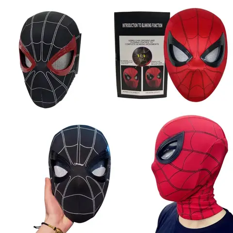 Cartoon Handmade Spider-Man 2 Movie Accuracy Trend Toy Cosplay Mask Peter Handicraft Collectible Item For Birthday Gift