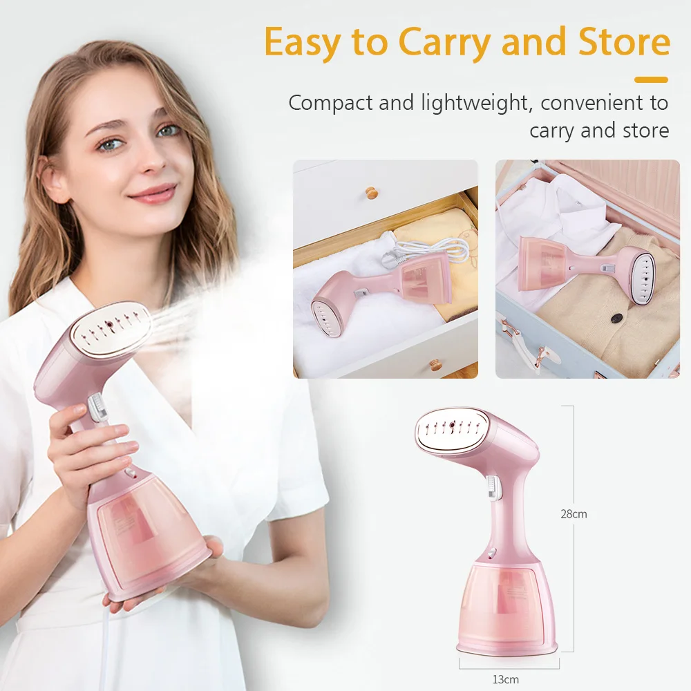 1500W Portable Handheld Garment Steamer Clothes Steamer 3 Steam Modes with 350ML Large Detachable Water Tank Steam Smoother
1500W Portable Handheld Garment Steamer Clothes Steamer 3 Steam Modes with 350ML Large Detachable Water Tank Steam Smoother