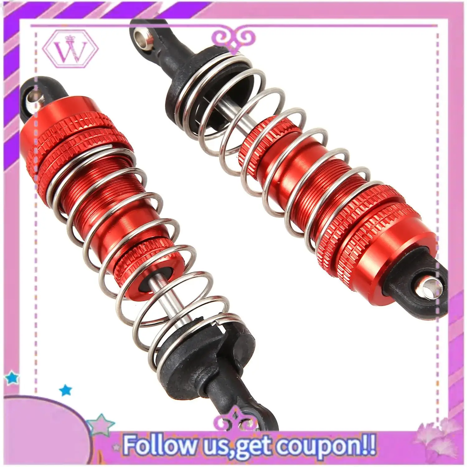 Upgraded 4Pcs Metal Shock Absorber Damper Replacement Accessory Fit For Wltoys 144001 1/14 4WD RC Drift Racing Car Parts
Upgraded 4Pcs Metal Shock Absorber Damper Replacement Accessory Fit For Wltoys 144001 1/14 4WD RC Drift Racing Car Parts