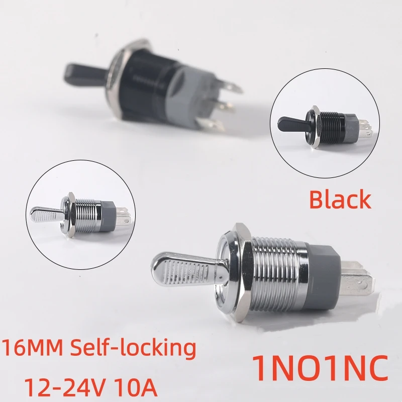 16 мм металлический тумблер водонепроницаемый светодиодный светильник самоблокирующийся 2-позиционный микрокнопочный переключатель 1NO1NC 15A 12 В 220 В 3pin/5pin
16 мм металлический тумблер водонепроницаемый светодиодный светильник самоблокирующийся 2-позиционный микрокнопочный переключатель 1NO1NC 15A 12 В 220 В 3pin/5pin