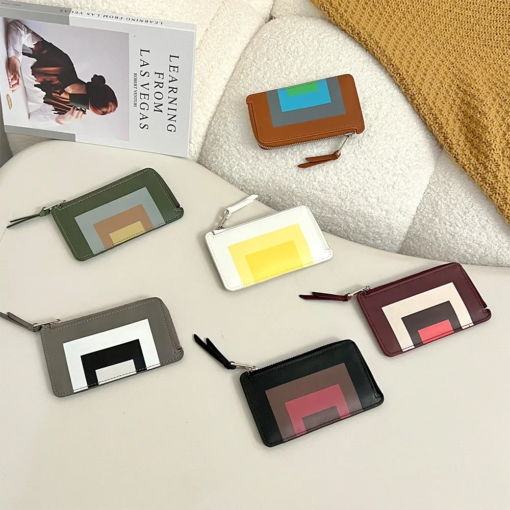 Кошельки для монет с несколькими слотами для карт и цветными блоками Кошелек из натуральной кожи - функциональный универсальный чехол для монет и чехол для карт на молнии
Кошельки для монет с несколькими слотами для карт и цветными блоками Кошелек из натуральной кожи - функциональный универсальный чехол для монет и чехол для карт на молнии