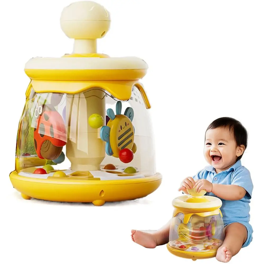 Portable Children's Insect Spinning Toy Rotating Learn Cause Effect Push and Spin Carousel Activity Exercise Coordination Skills
Portable Children's Insect Spinning Toy Rotating Learn Cause Effect Push and Spin Carousel Activity Exercise Coordination Skills