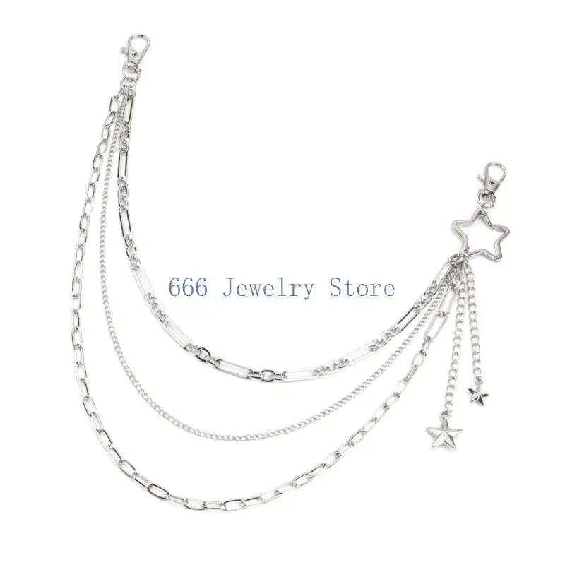 F2TD Fashionable Five Point Star Belt Chain Premium Metal Hip Jewelry Easy Maintenance
F2TD Fashionable Five Point Star Belt Chain Premium Metal Hip Jewelry Easy Maintenance