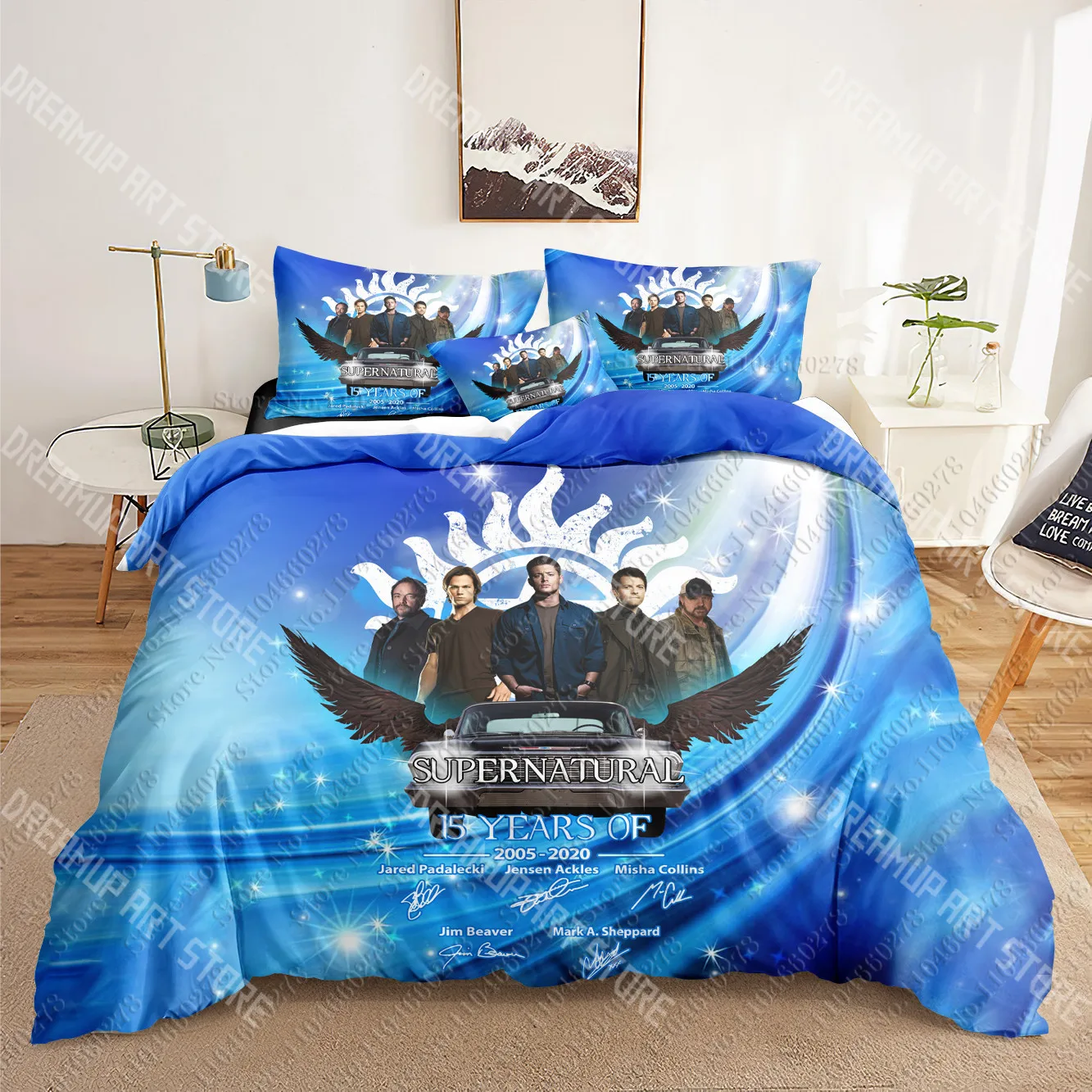 Supernatural 3D Bedding Sets print duvet cover Adults/ children bed comforter birthday gift dropshipping
Supernatural 3D Bedding Sets print duvet cover Adults/ children bed comforter birthday gift dropshipping