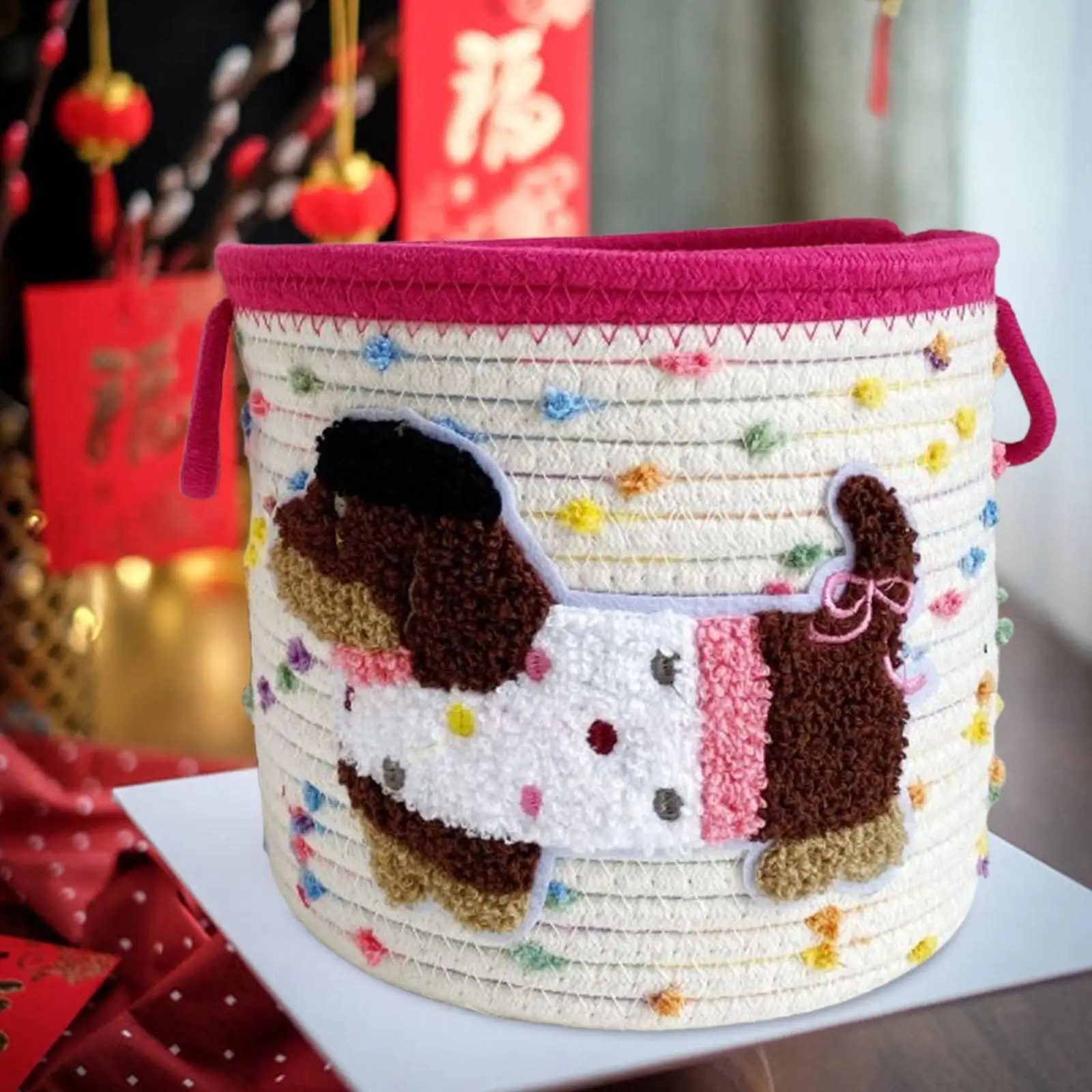 Корзина для хранения игрушек для кошек с крышкой, настольное украшение для дома, милый органайзер, корзина
Корзина для хранения игрушек для кошек с крышкой, настольное украшение для дома, милый органайзер, корзина