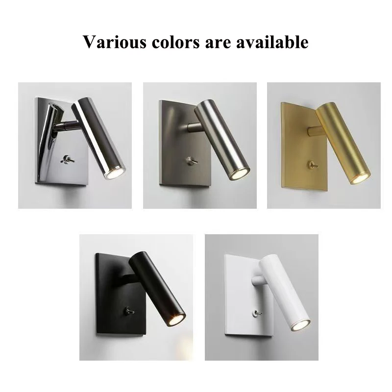 Modern LED Wall Lamp with Adjustable Angle Multiple Colors Wall Mounted Sconce Lighting Fixtures for Bedroom Living Room Study
Modern LED Wall Lamp with Adjustable Angle Multiple Colors Wall Mounted Sconce Lighting Fixtures for Bedroom Living Room Study