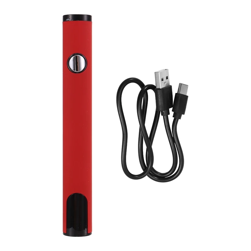 510 Thread Battery Cart Pen Headless Electric Soldering Iron With Adjustable Temperature Mini Soldering Iron Kit Red
510 Thread Battery Cart Pen Headless Electric Soldering Iron With Adjustable Temperature Mini Soldering Iron Kit Red