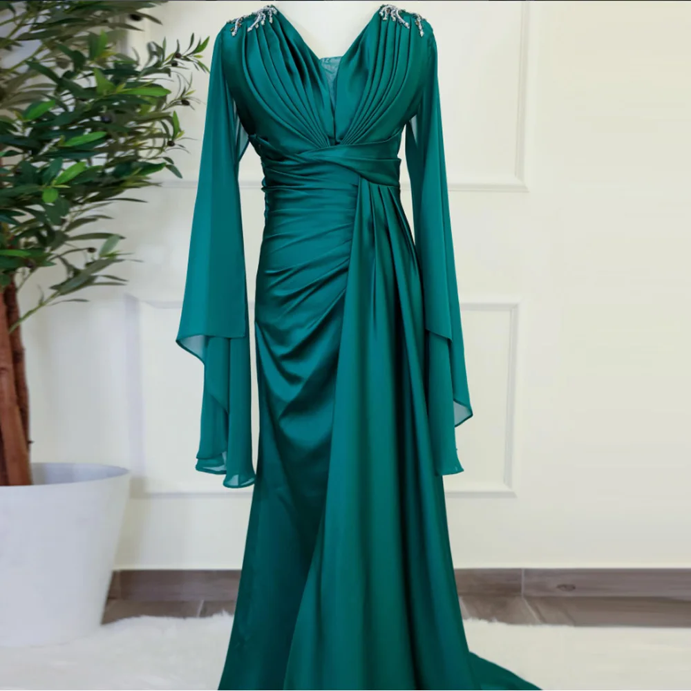 Customized Unisex Sequined Beading Ruched A-line V-neck Long Dresses Prom Dresses Chinese Style Formal Casual Simple Retro Fashi
Customized Unisex Sequined Beading Ruched A-line V-neck Long Dresses Prom Dresses Chinese Style Formal Casual Simple Retro Fashi