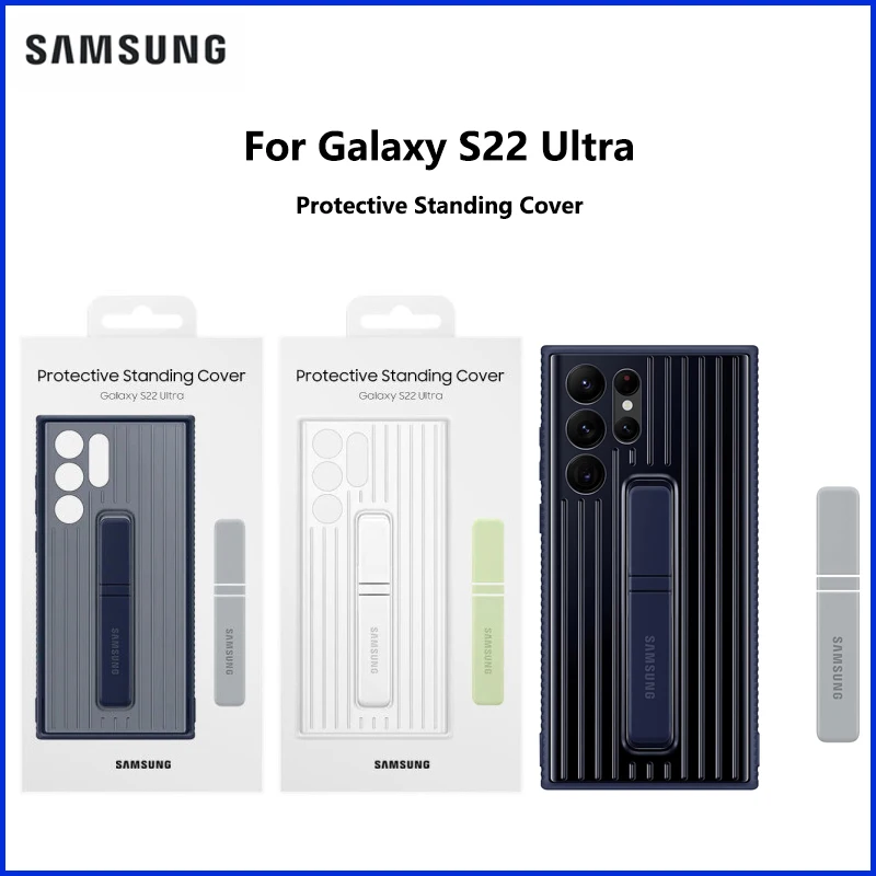 Original Samsung Official Galaxy S22 Ultra Protective Standing Cover 2 Kickstands EF-RS908
Original Samsung Official Galaxy S22 Ultra Protective Standing Cover 2 Kickstands EF-RS908