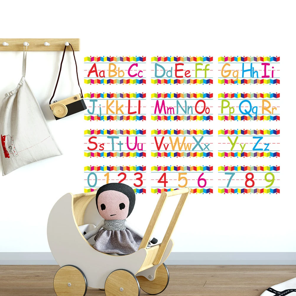 1 Set Kids Alphabet Number Wall Stickers Bulletin Board Decor Cartoon Design Peel Stick Learning Tool For Classroom Kindergarten
1 Set Kids Alphabet Number Wall Stickers Bulletin Board Decor Cartoon Design Peel Stick Learning Tool For Classroom Kindergarten