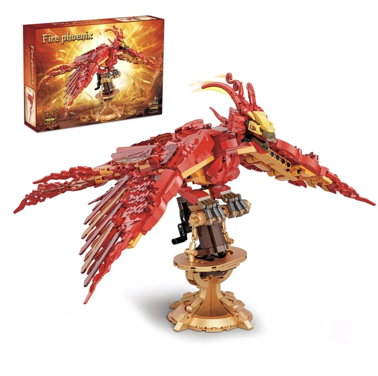 Набор для сборки модели Phoenix Building Set с технологией STEM, коллекционная модель Phoenix для взрослых, идеальный подарок-игрушка для мальчиков и девочек от 8 лет и старше, 938 деталей.
Набор для сборки модели Phoenix Building Set с технологией STEM, коллекционная модель Phoenix для взрослых, идеальный подарок-игрушка для мальчиков и девочек от 8 лет и старше, 938 деталей.