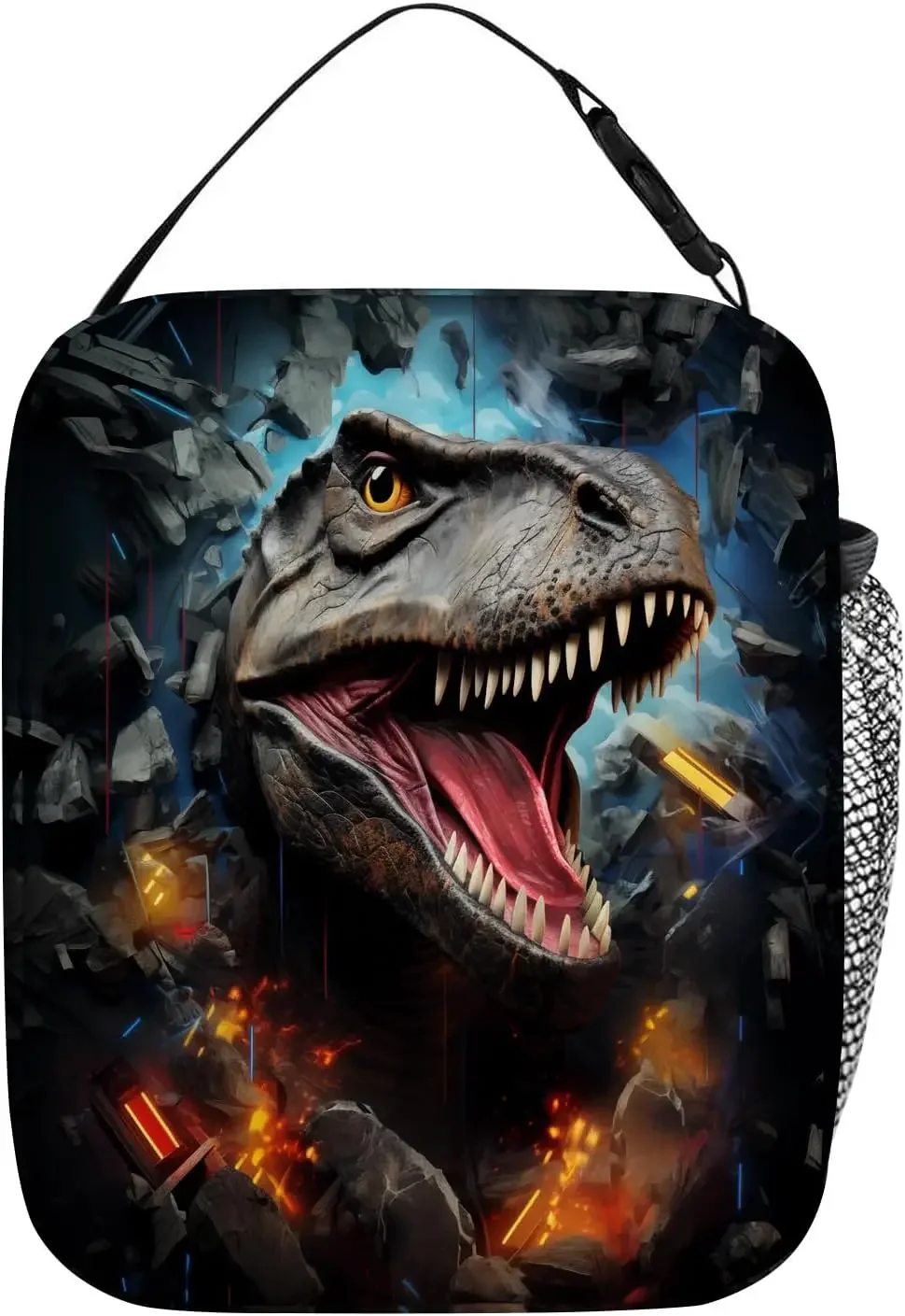 Dinosaur Lunch Box for Boys Men, Funny Dinosaur Broken The Game Wall Lunch Bag, Meal Tote for School, Work, Picnic
Dinosaur Lunch Box for Boys Men, Funny Dinosaur Broken The Game Wall Lunch Bag, Meal Tote for School, Work, Picnic