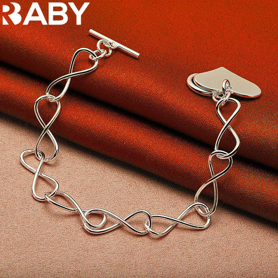 URBABY Стерлингового Серебра 925 пробы Love Heart TO Пряжка-цепочка Браслет для женщин и мужчин Модные украшения Очарование Грейс Вечерние праздничные подарки
URBABY Стерлингового Серебра 925 пробы Love Heart TO Пряжка-цепочка Браслет для женщин и мужчин Модные украшения Очарование Грейс Вечерние праздничные подарки