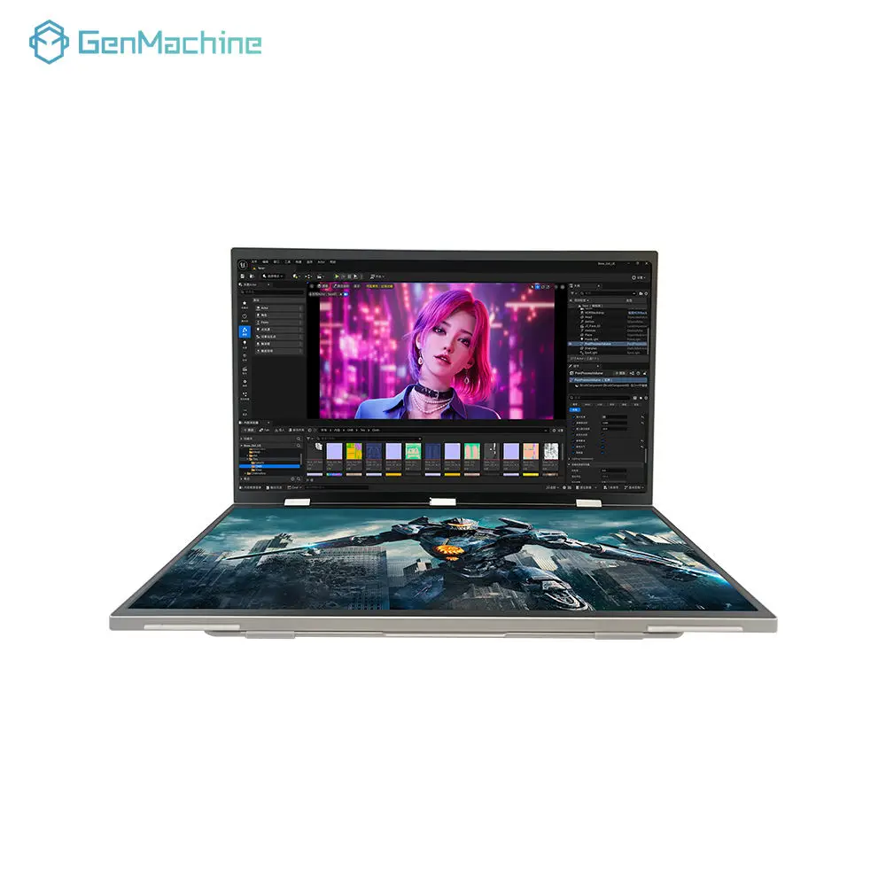 GenMachine Portable Monitor 100Hz Refresh Rate Ultra High Resolution Low Blue Light Thin Border Gaming Work Business Binge Watch
GenMachine Portable Monitor 100Hz Refresh Rate Ultra High Resolution Low Blue Light Thin Border Gaming Work Business Binge Watch