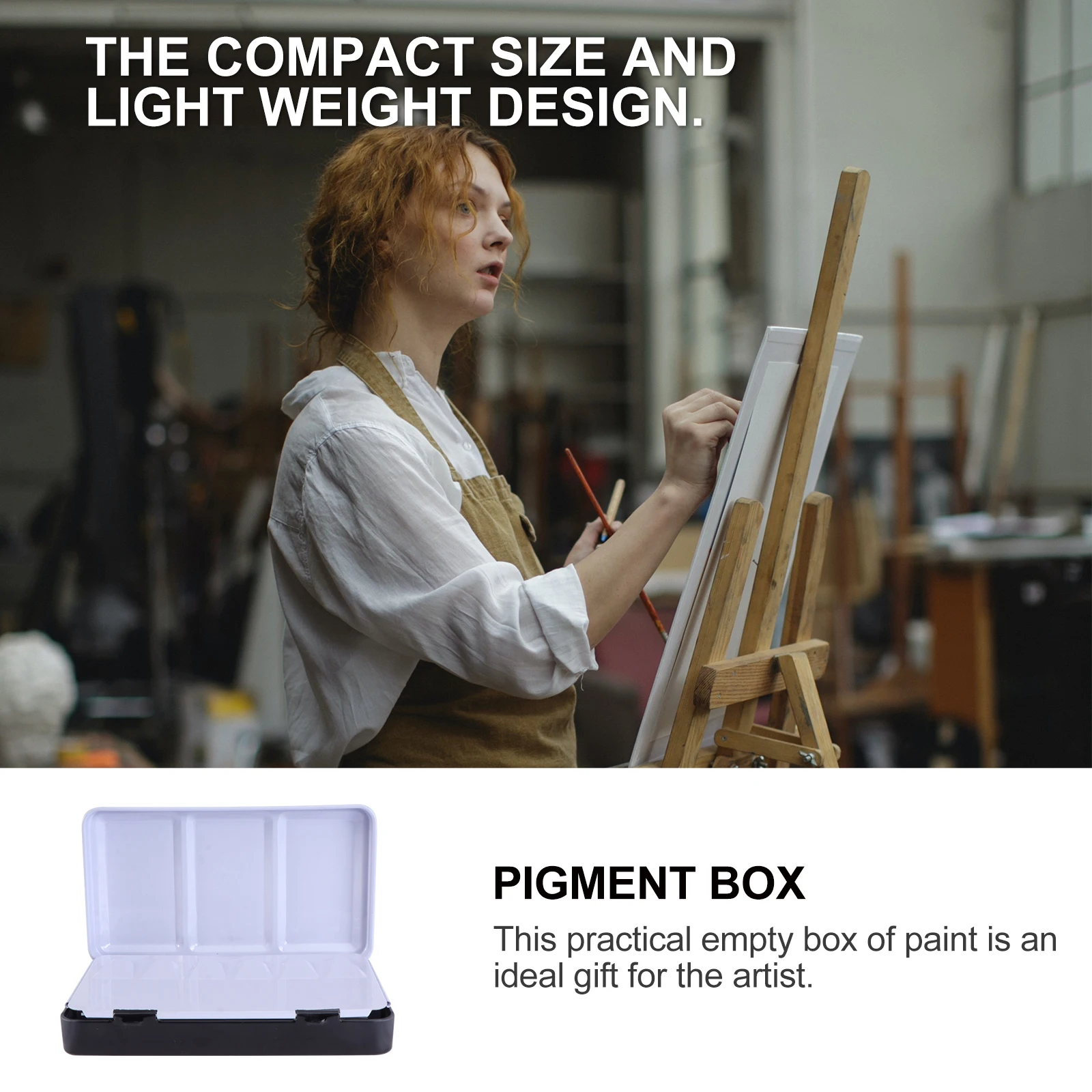 Empty Paint Pots Watercolor Container Large Capacity Pigment Box Metal Paint Pot Plastic Grid Artist Gift Arts Crafts
Empty Paint Pots Watercolor Container Large Capacity Pigment Box Metal Paint Pot Plastic Grid Artist Gift Arts Crafts