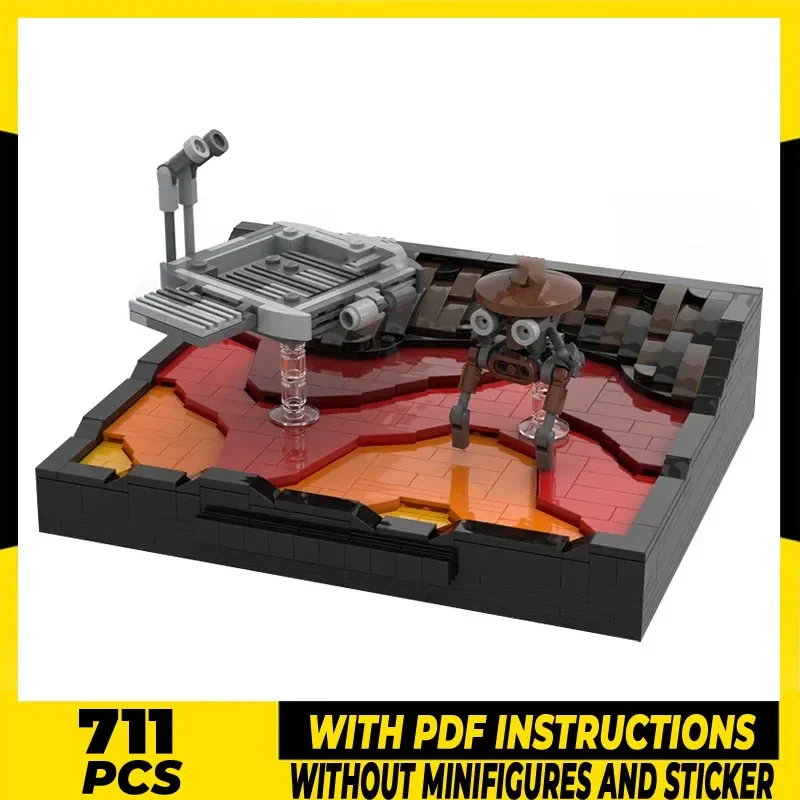 Звездная модель фильма Moc, строительные кирпичи Final Dual On Lava Planet Technology, модульные блоки, подарки, рождественские игрушки, наборы «сделай сам», сборка
Звездная модель фильма Moc, строительные кирпичи Final Dual On Lava Planet Technology, модульные блоки, подарки, рождественские игрушки, наборы «сделай сам», сборка