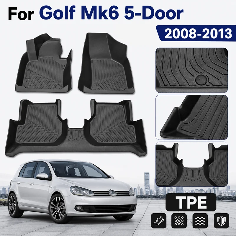 Floor Mat Cargo Liner For Golf Mk6 2008-2013 TPE Floor Liners Trunk Mat Floor Liner Pad Mat Cargo Carpet Mud Car Accessory
Floor Mat Cargo Liner For Golf Mk6 2008-2013 TPE Floor Liners Trunk Mat Floor Liner Pad Mat Cargo Carpet Mud Car Accessory