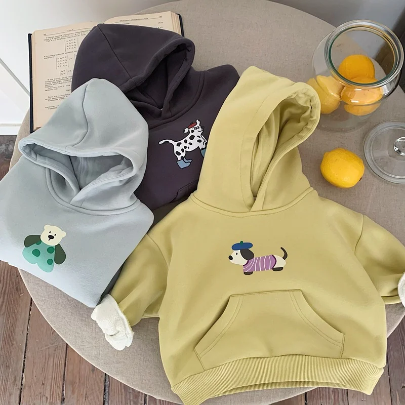 Boys Hoodies Sweatshirts Cotton Thicken Velvet 2025 Warm Winter Autumn Windproof Baby's Kids Children's Clothing
Boys Hoodies Sweatshirts Cotton Thicken Velvet 2025 Warm Winter Autumn Windproof Baby's Kids Children's Clothing