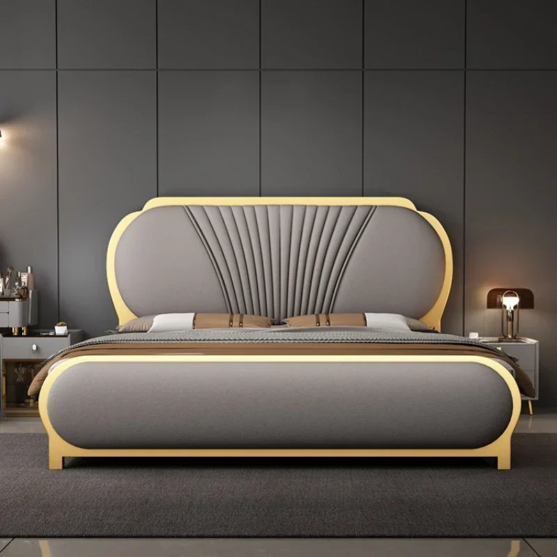 Creative Base Double Bed Frame King Size Cheap Cute Modern Queen Bed Frame Luxury European Nordic Salon Muebles Trendy Furniture
Creative Base Double Bed Frame King Size Cheap Cute Modern Queen Bed Frame Luxury European Nordic Salon Muebles Trendy Furniture
