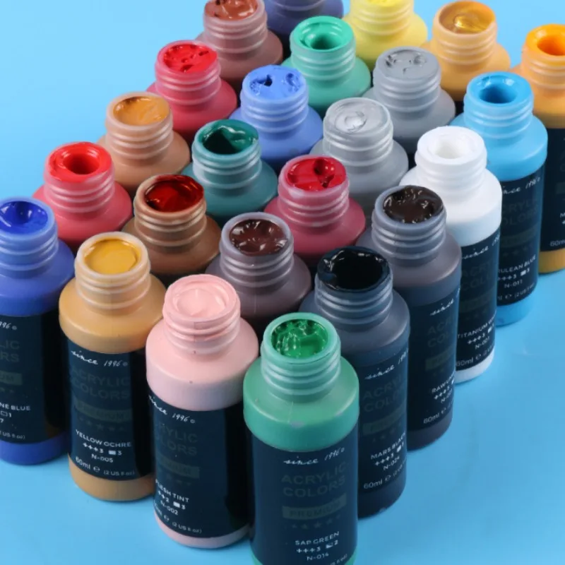 24-цветный акриловый пигмент, 60 мл, водостойкие принадлежности для художественной живописи, студенческий холст/камень, граффити, живопись, акварельная краска
24-цветный акриловый пигмент, 60 мл, водостойкие принадлежности для художественной живописи, студенческий холст/камень, граффити, живопись, акварельная краска