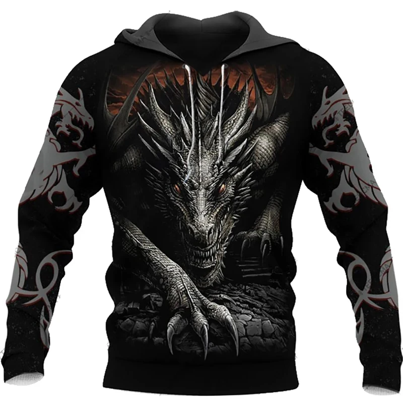 Autumn Winter Long Sleeve Tattoo Dragon 3D Printed Men Hooded Hoodies Sweatshirt Unisex Streetwear Pullover Casual Tracksuits
Autumn Winter Long Sleeve Tattoo Dragon 3D Printed Men Hooded Hoodies Sweatshirt Unisex Streetwear Pullover Casual Tracksuits