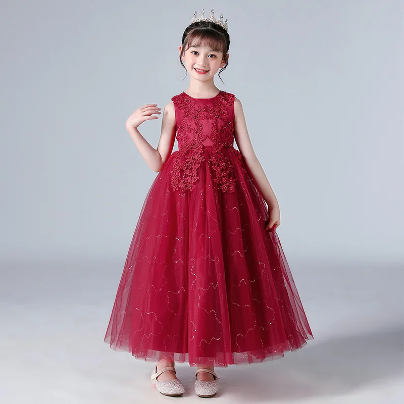 Child Girl Ceremony Dress Sleeveless Flower Girls for Wedding White Luxury Birthday Party Evening Elegant Dress Age 14 Years Old
Child Girl Ceremony Dress Sleeveless Flower Girls for Wedding White Luxury Birthday Party Evening Elegant Dress Age 14 Years Old