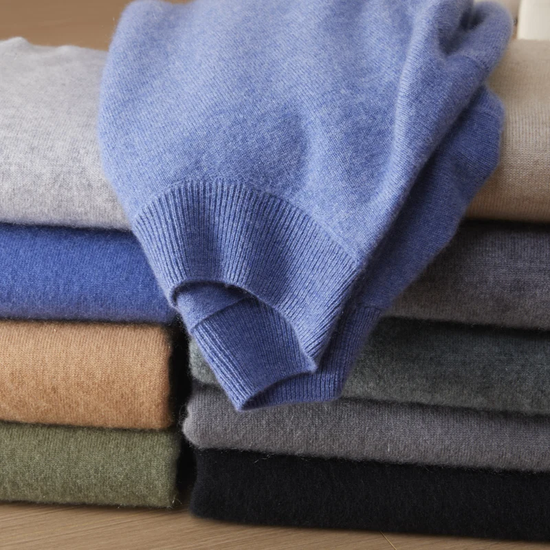 Men's Semi-High Collar Clothing Cashmere Wool Sweater Autumn New Loose Knit Pullover Leisure Long Sleeve Jacket Tops M3014041
Men's Semi-High Collar Clothing Cashmere Wool Sweater Autumn New Loose Knit Pullover Leisure Long Sleeve Jacket Tops M3014041