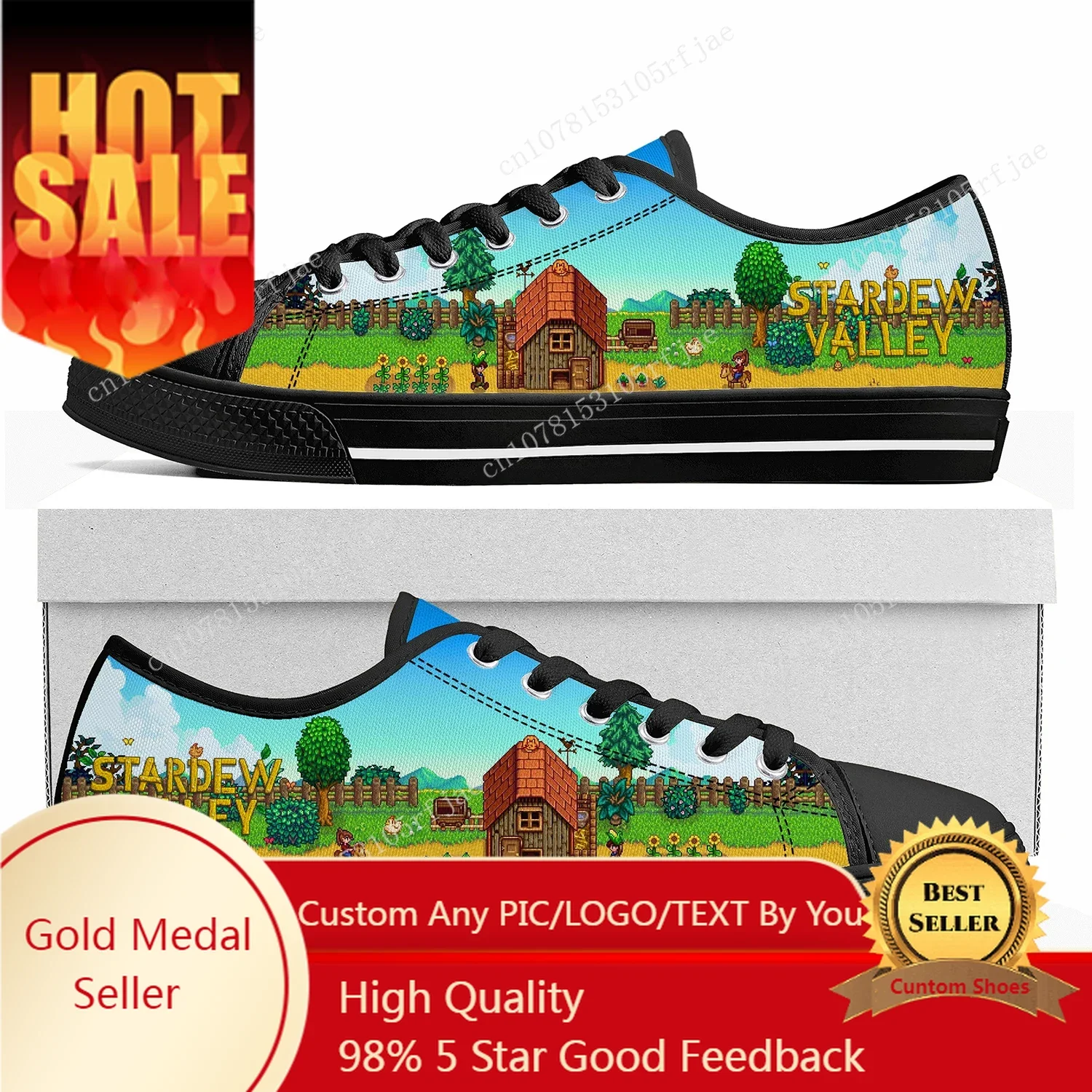 Stardew Valley Low Top Sneakers Cartoon Game Womens Mens Teenager Shoes Casual Fashion Tailor Made Canvas Sneaker
Stardew Valley Low Top Sneakers Cartoon Game Womens Mens Teenager Shoes Casual Fashion Tailor Made Canvas Sneaker
