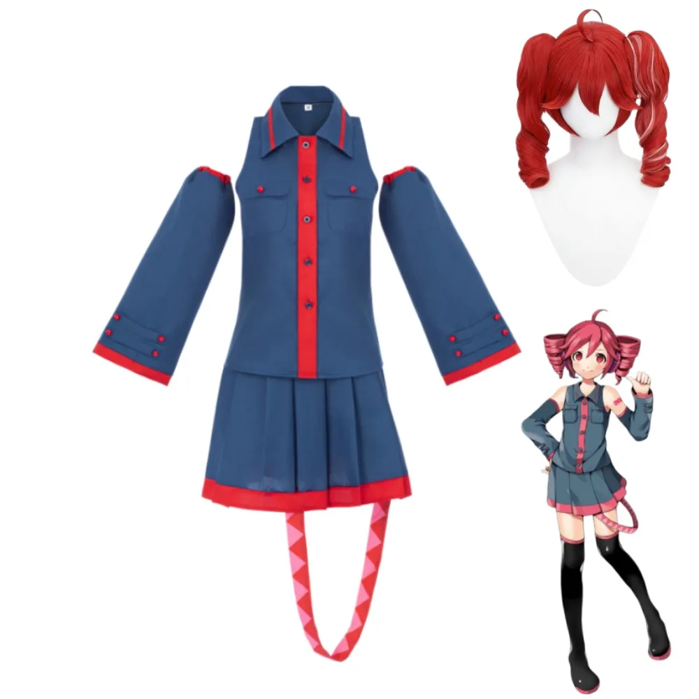 Kasane Teto UTAU Formula Cosplay Costume Blue Uniform Full Set with Wig Adult Women Halloween Comic Con Carnival Outfit
Kasane Teto UTAU Formula Cosplay Costume Blue Uniform Full Set with Wig Adult Women Halloween Comic Con Carnival Outfit