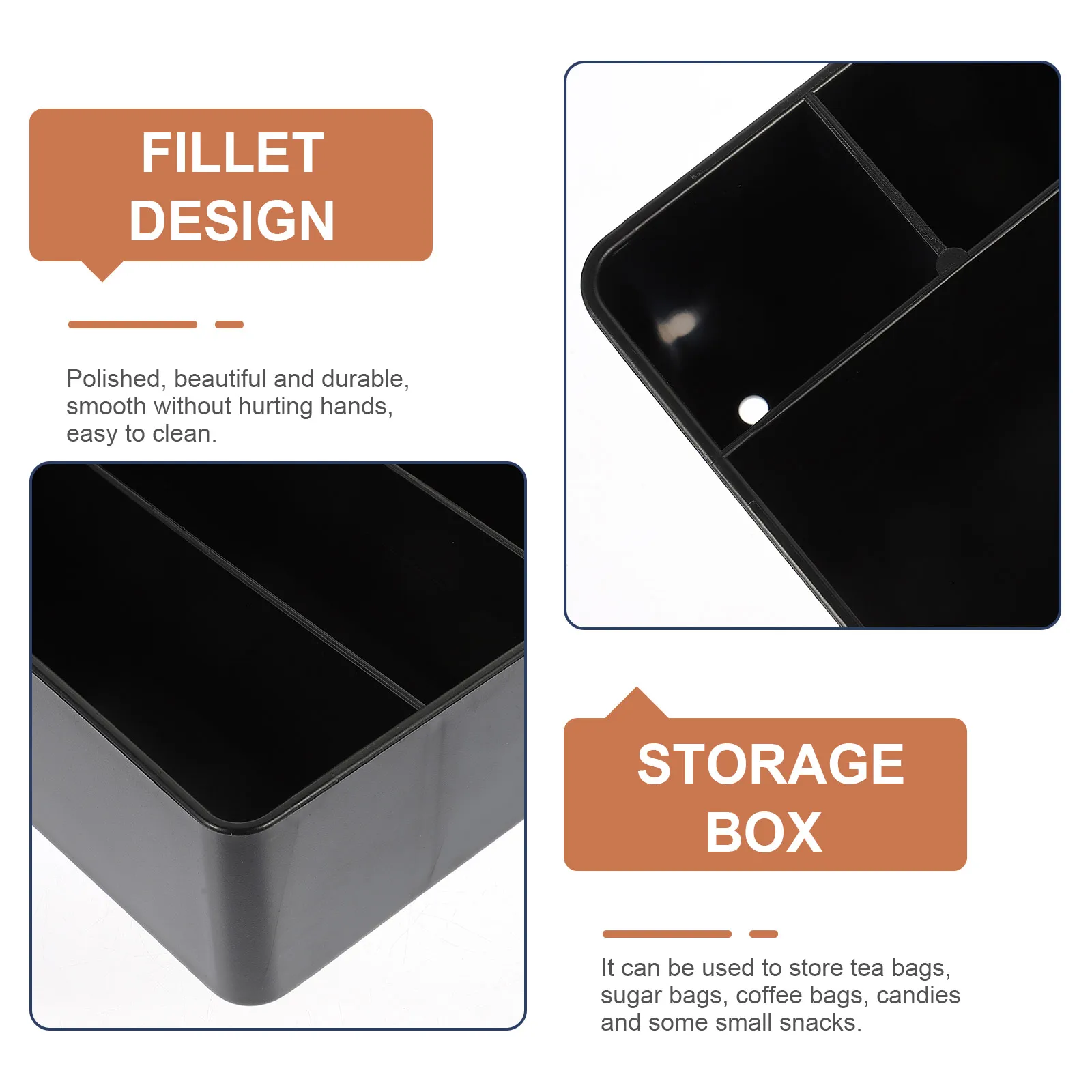 Seasoning Storage Box Sugar Bag Holder Packet Organizer Compartment Condiment Tea Container
Seasoning Storage Box Sugar Bag Holder Packet Organizer Compartment Condiment Tea Container