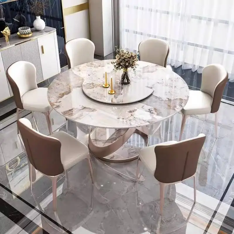 Heat Resistant Dining Tables Luxury Modern Design White Nordic Round Dining Tables Home Restaurant Meuble De Cuisine Furniture
Heat Resistant Dining Tables Luxury Modern Design White Nordic Round Dining Tables Home Restaurant Meuble De Cuisine Furniture