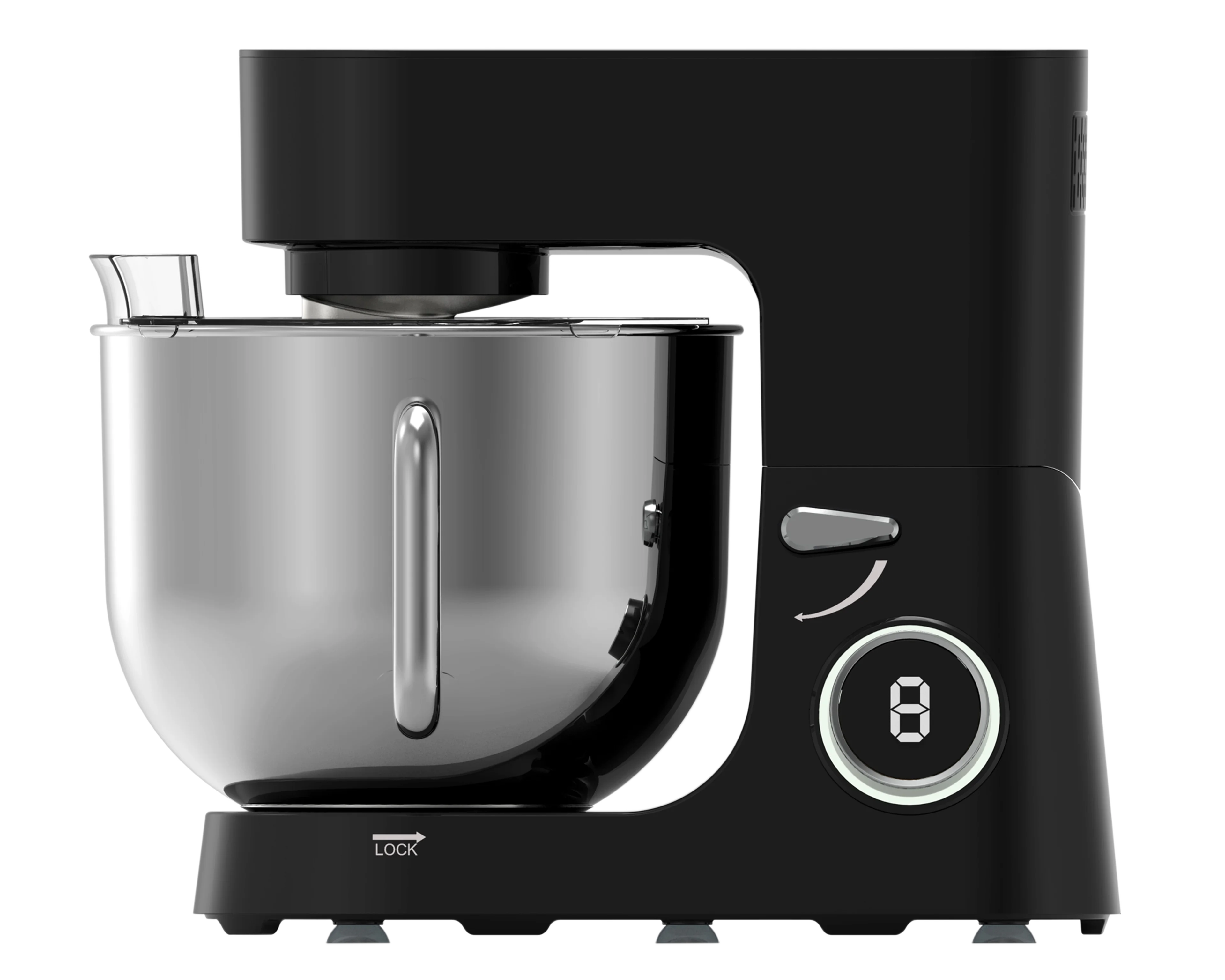 New 8 Litre Metal-like 1800W Large Capacity Powerful Household Stand Mixer For Baking Cake Dough Kneading
New 8 Litre Metal-like 1800W Large Capacity Powerful Household Stand Mixer For Baking Cake Dough Kneading