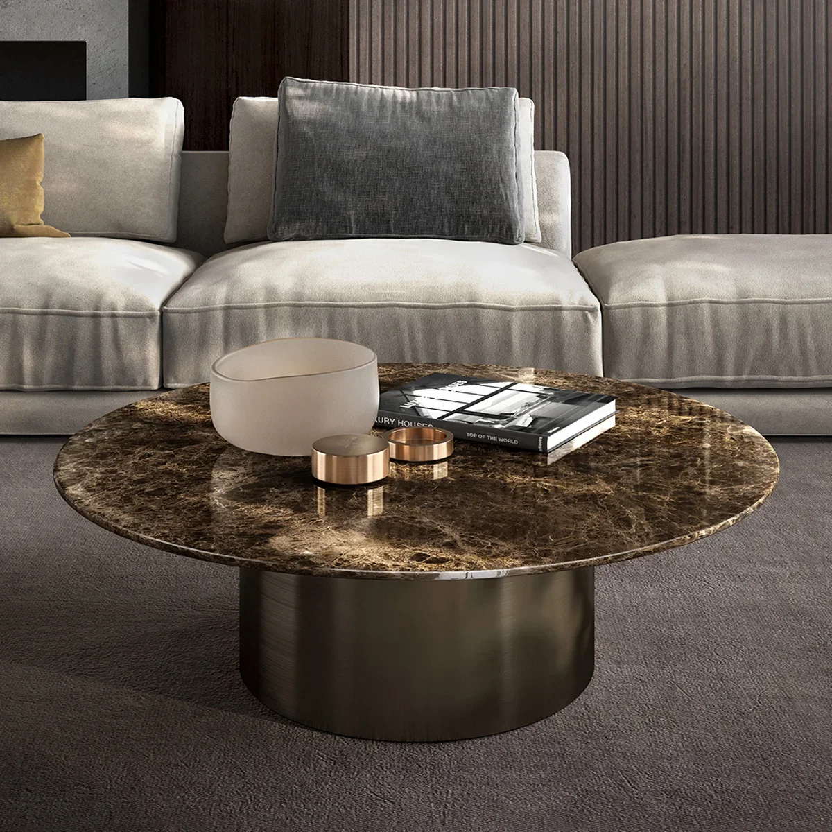 Italian post-modern simple Nordic combination marble coffee table light luxury stainless steel design coffee table
Italian post-modern simple Nordic combination marble coffee table light luxury stainless steel design coffee table