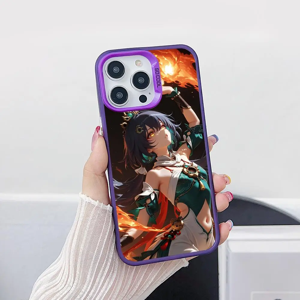 HSR Yunli Purple Translucent Mobile Phone Case for iPhone 17 16 15 14 13 12 11 X XR XS Air Pro Max Plus Colorful Cover
HSR Yunli Purple Translucent Mobile Phone Case for iPhone 17 16 15 14 13 12 11 X XR XS Air Pro Max Plus Colorful Cover