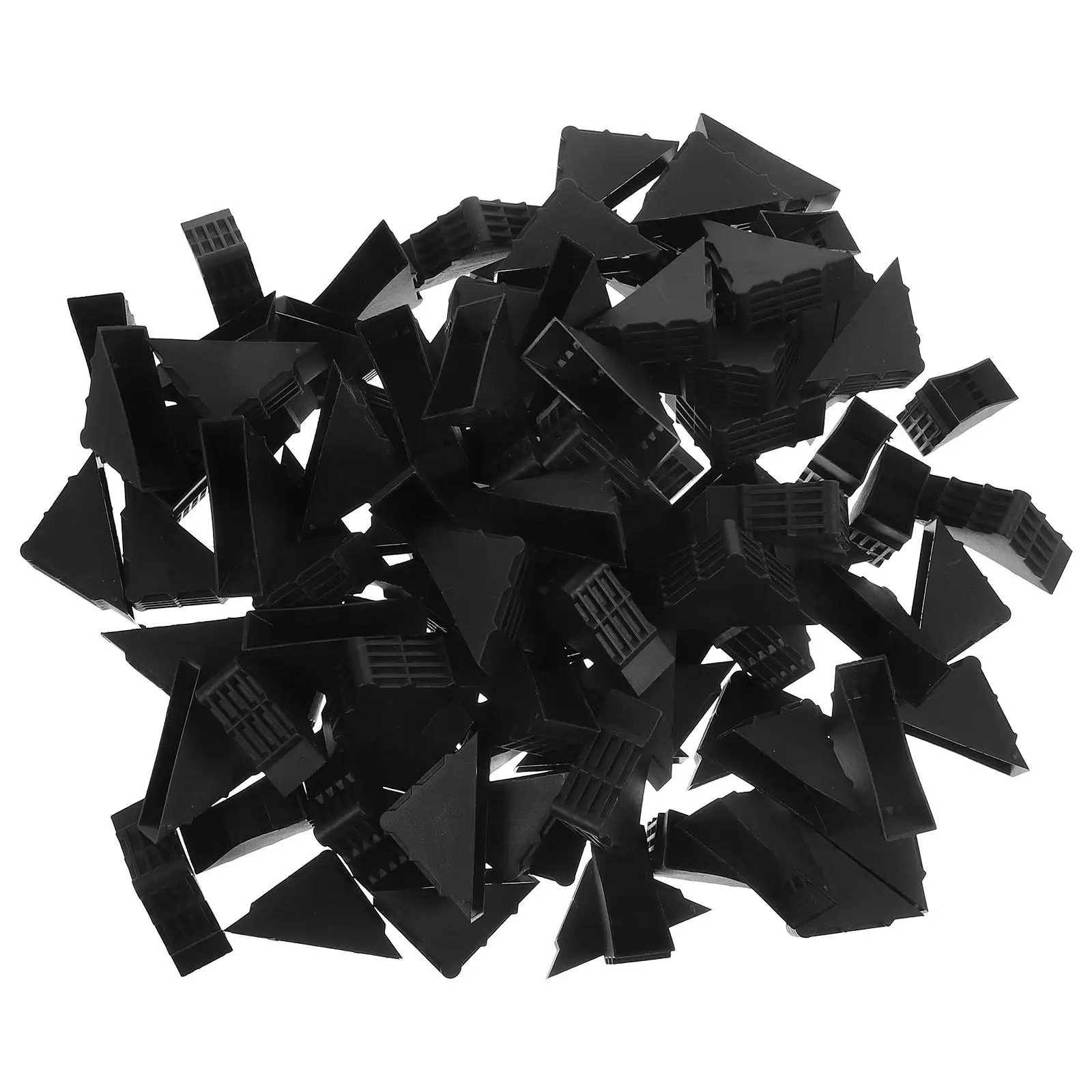 50 Pcs Black 50x50x18mm Corner Protectors Photo Frame Edge Guards Plastic Packaging Anti Collision Practical Hardware
50 Pcs Black 50x50x18mm Corner Protectors Photo Frame Edge Guards Plastic Packaging Anti Collision Practical Hardware