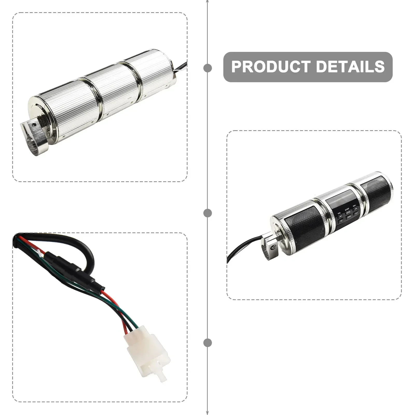 Motorcycle Motorcycle Music Player Waterproof LED Display Sound Sound System Speaker System Waterproof
Motorcycle Motorcycle Music Player Waterproof LED Display Sound Sound System Speaker System Waterproof