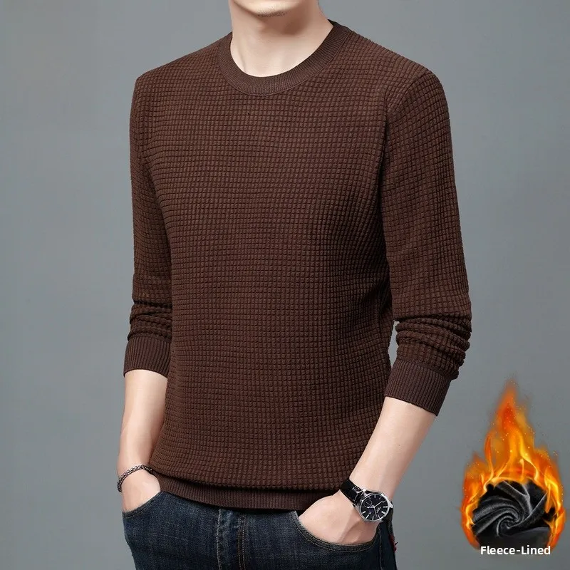 Men's Fce Lined Knitwear Winter Faion Base Layer Crew Ne Pullover Thiened Long Sve round Ne Color
Men's Fce Lined Knitwear Winter Faion Base Layer Crew Ne Pullover Thiened Long Sve round Ne Color