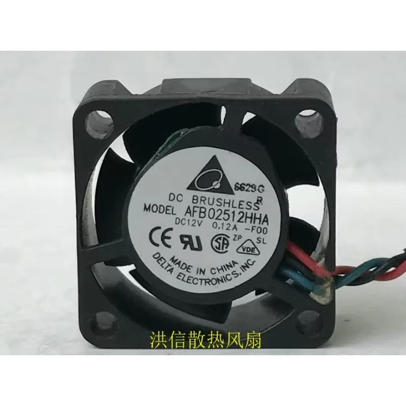 Delta Electronics AFB02512HHA F00 DC 12V 0.12A 25x25x10mm 3-Wire 25MM Cooling Fan
Delta Electronics AFB02512HHA F00 DC 12V 0.12A 25x25x10mm 3-Wire 25MM Cooling Fan
