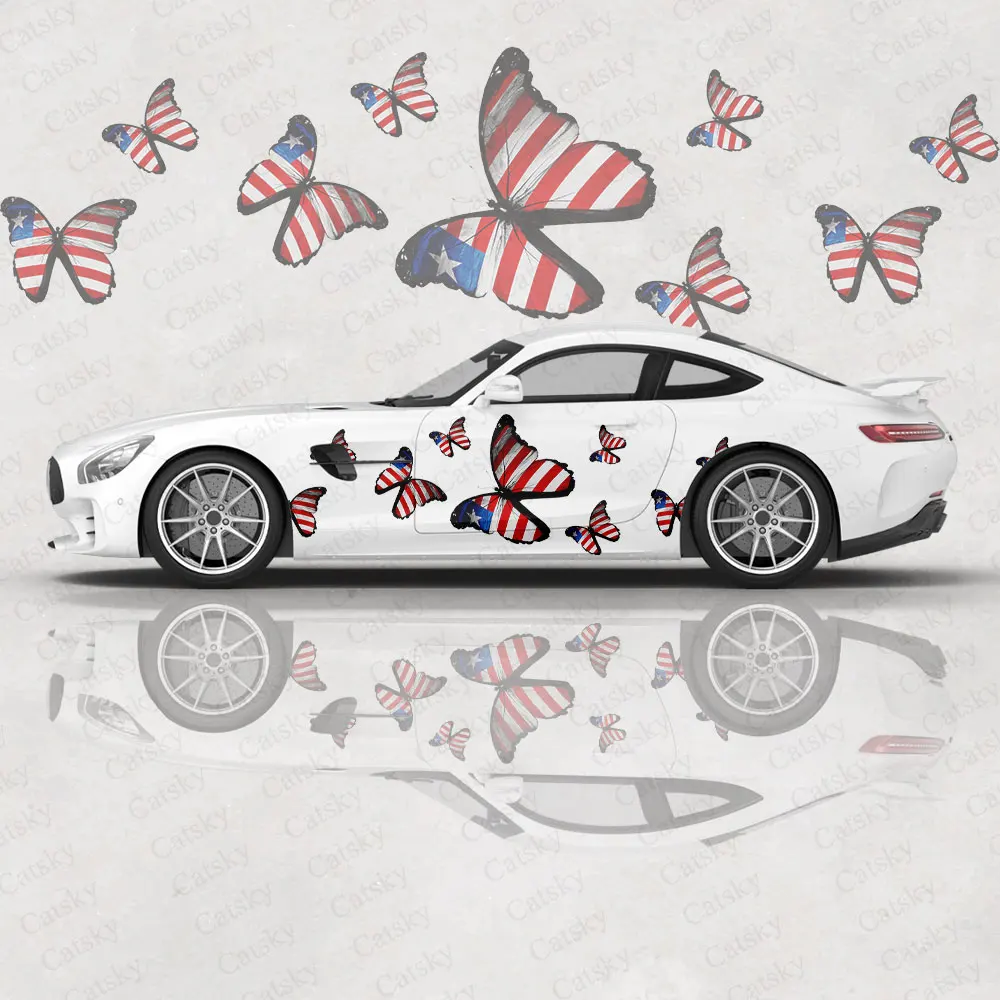 Custom US Flag Butterfly Car Sticker Decal Hood Door Body Vinyl Sticker Graphic Wrap New Car Sticker Decoration Accessories GIft
Custom US Flag Butterfly Car Sticker Decal Hood Door Body Vinyl Sticker Graphic Wrap New Car Sticker Decoration Accessories GIft